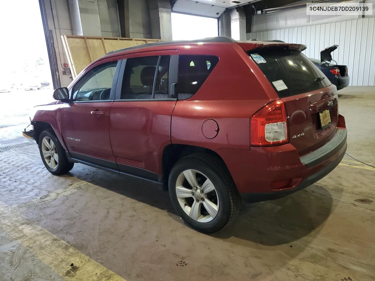 2013 Jeep Compass Latitude VIN: 1C4NJDEB7DD209139 Lot: 69750074