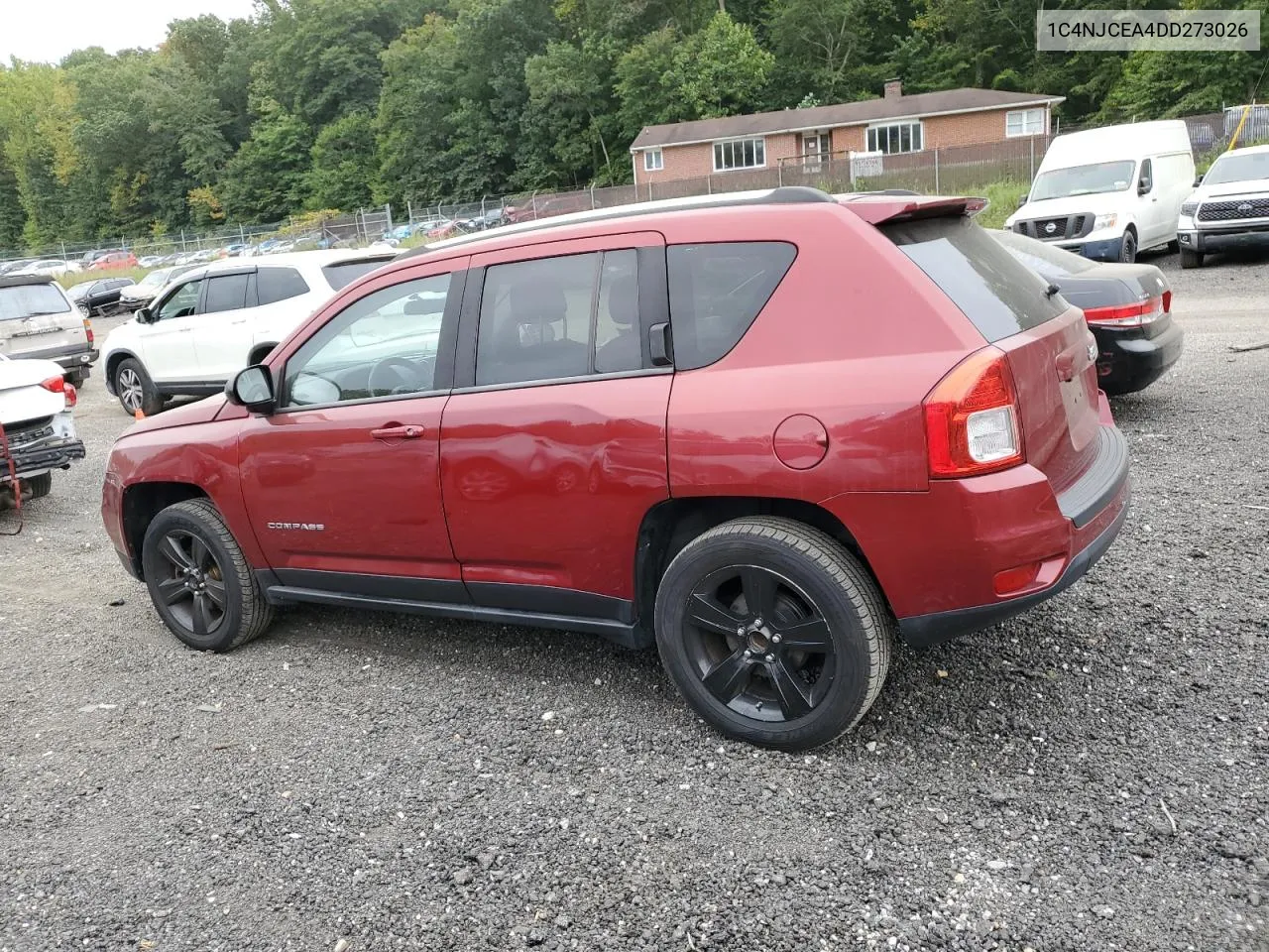 2013 Jeep Compass Latitude VIN: 1C4NJCEA4DD273026 Lot: 71425914