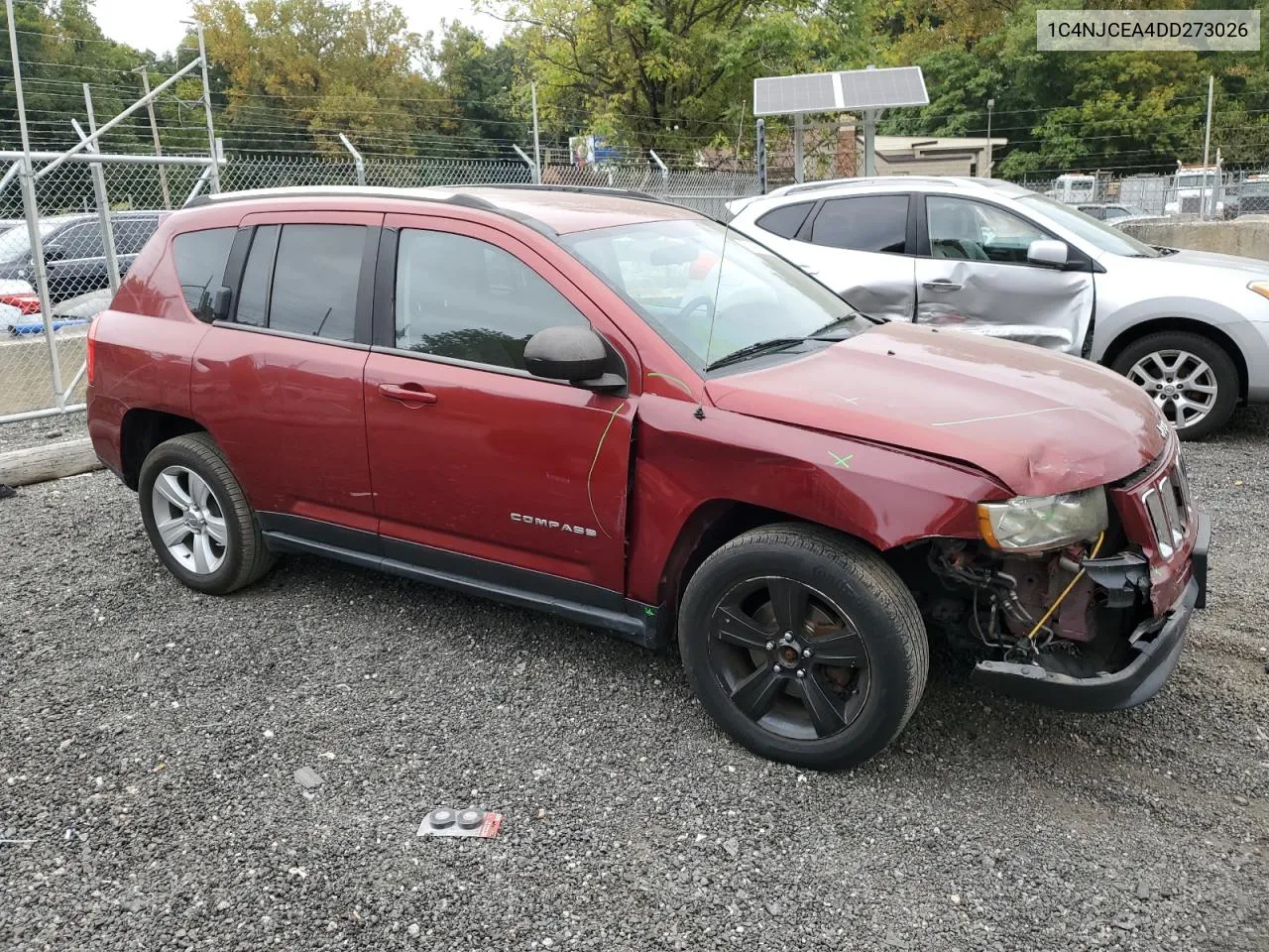 2013 Jeep Compass Latitude VIN: 1C4NJCEA4DD273026 Lot: 71425914