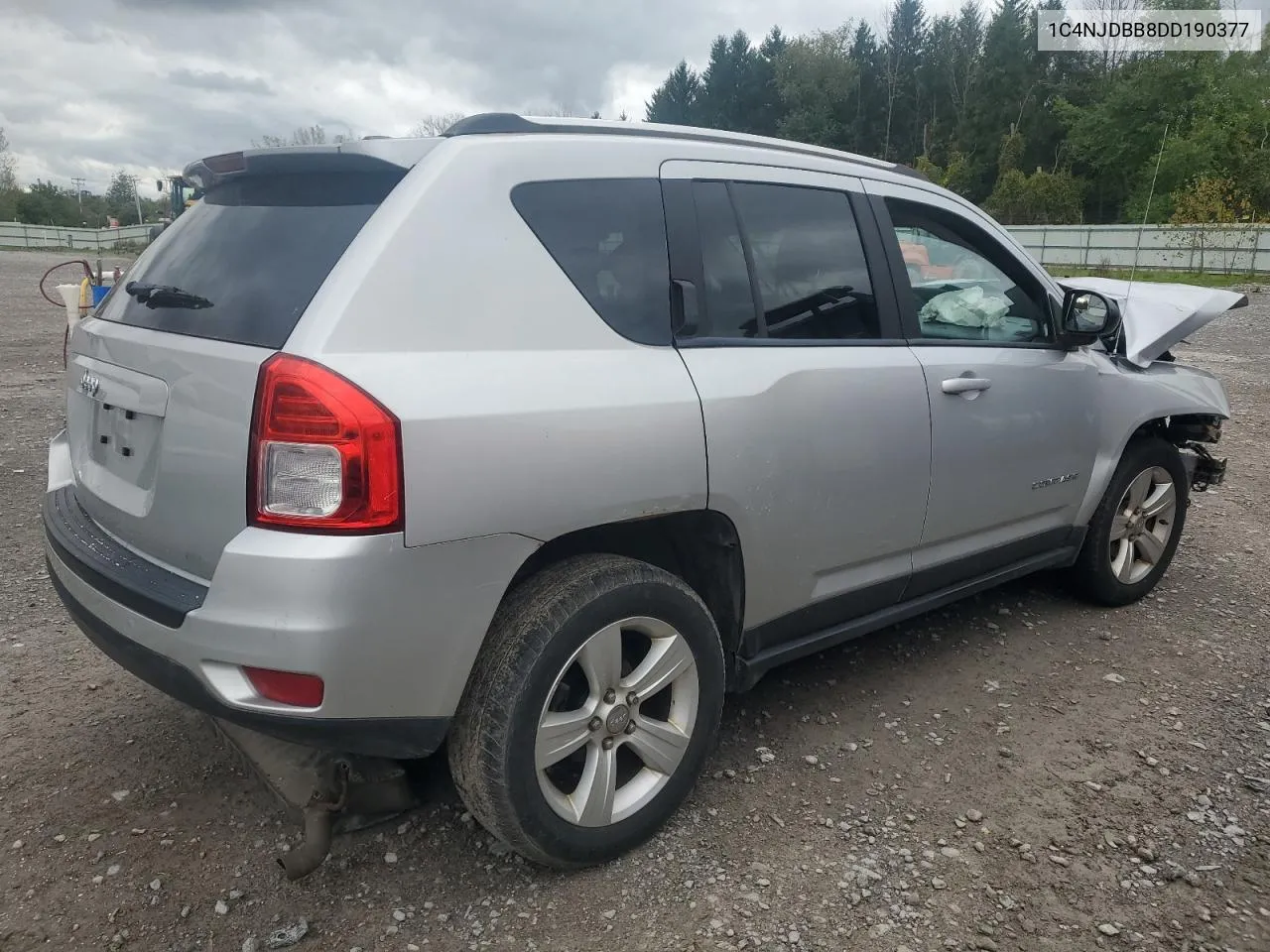 2013 Jeep Compass Sport VIN: 1C4NJDBB8DD190377 Lot: 74915524