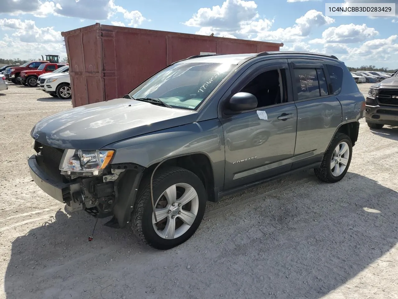 2013 Jeep Compass Sport VIN: 1C4NJCBB3DD283429 Lot: 77561524