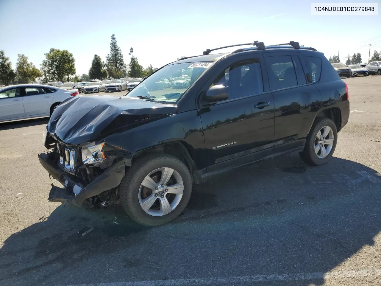 2013 Jeep Compass Latitude VIN: 1C4NJDEB1DD279848 Lot: 80871494