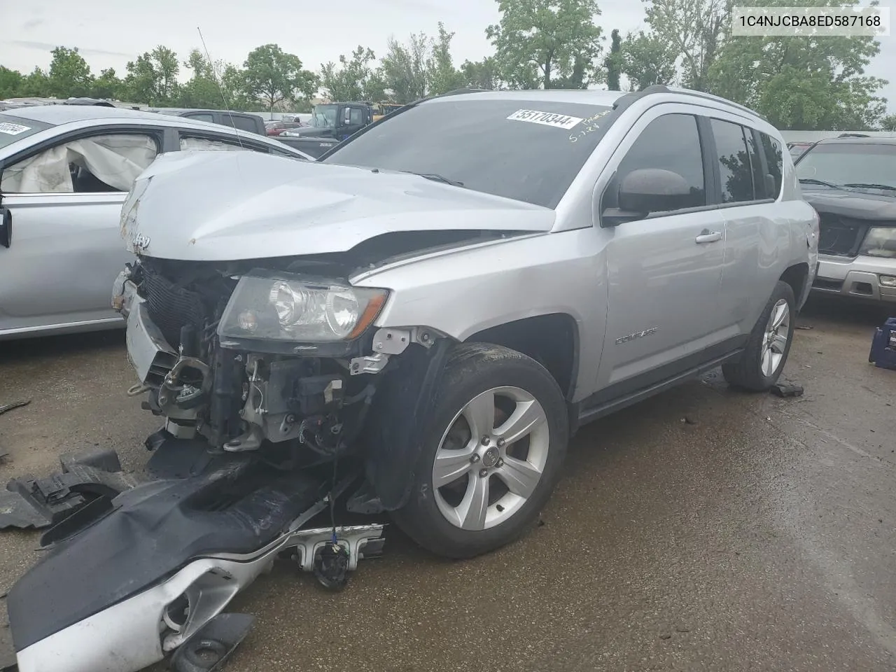 1C4NJCBA8ED587168 2014 Jeep Compass Sport