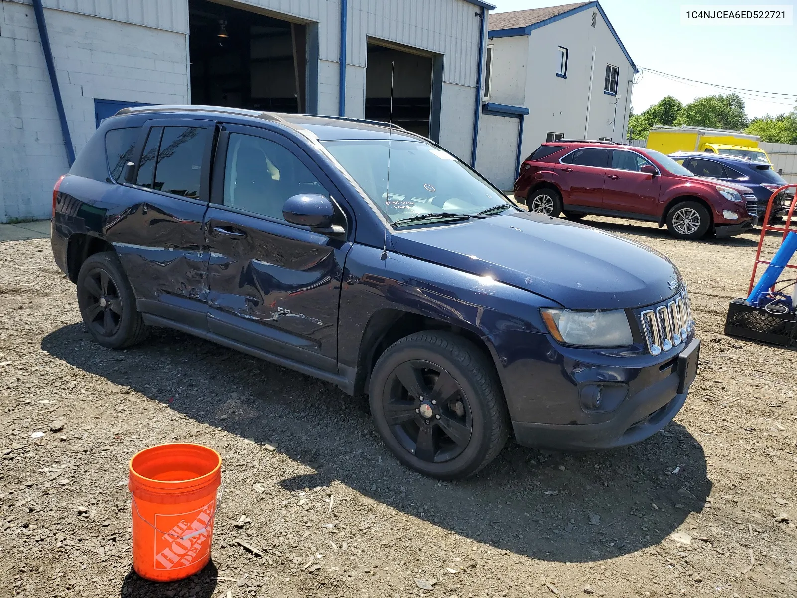 2014 Jeep Compass Latitude VIN: 1C4NJCEA6ED522721 Lot: 55900574