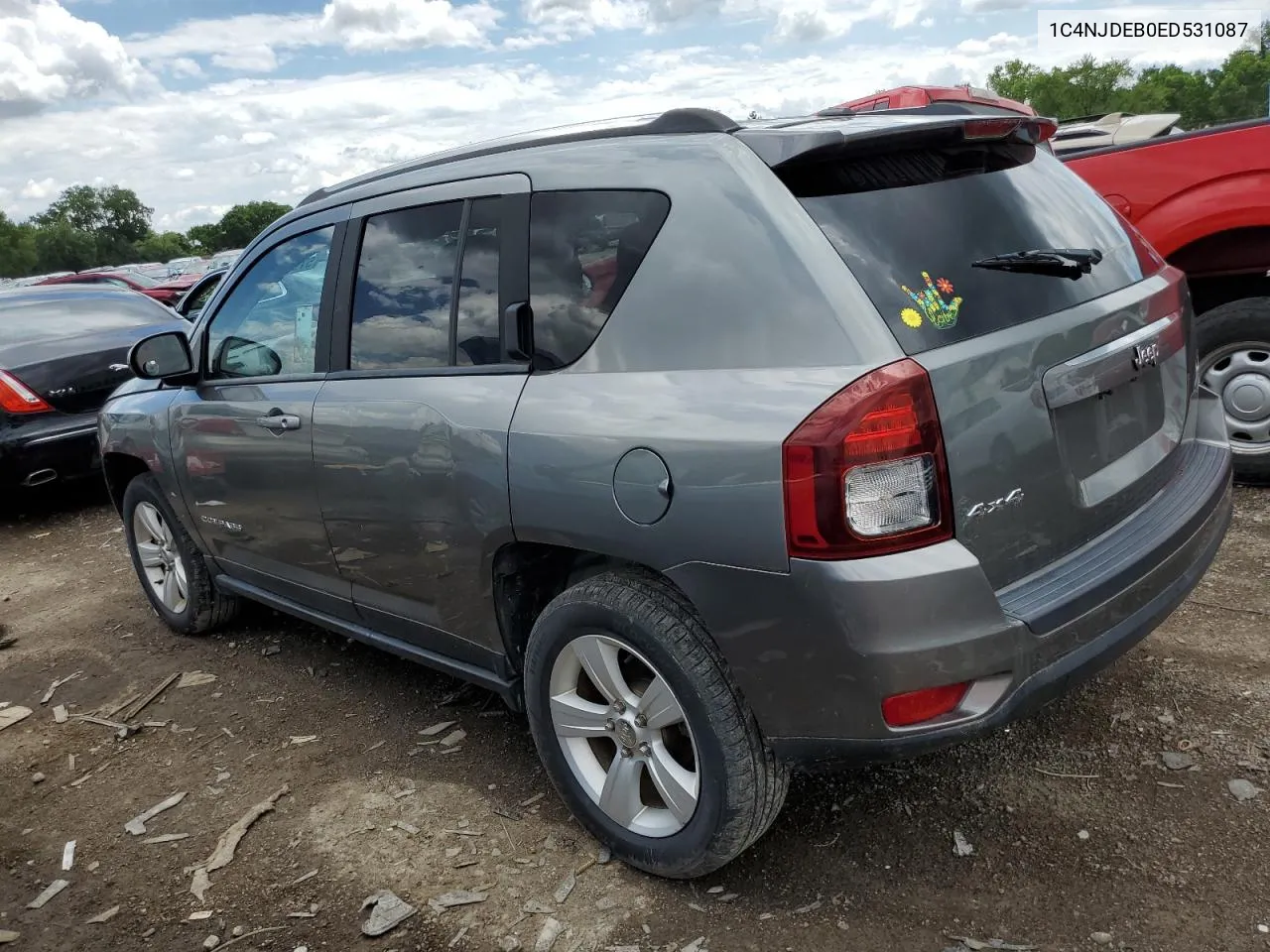 2014 Jeep Compass Latitude VIN: 1C4NJDEB0ED531087 Lot: 57996794