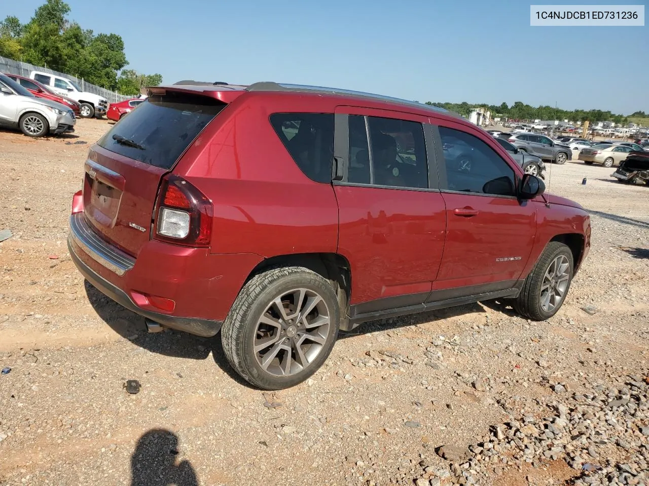 2014 Jeep Compass Limited VIN: 1C4NJDCB1ED731236 Lot: 59336284