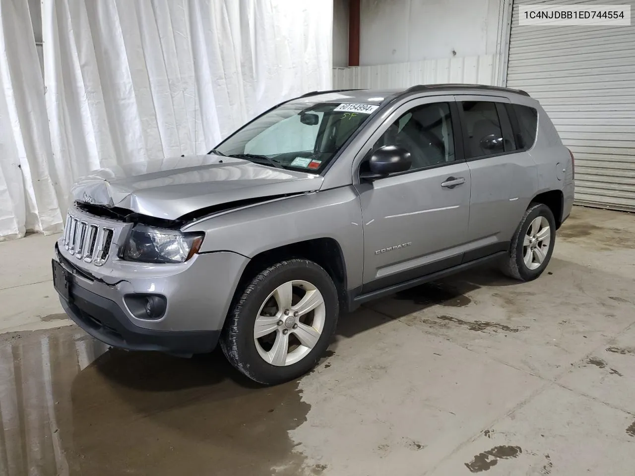 2014 Jeep Compass Sport VIN: 1C4NJDBB1ED744554 Lot: 60154994