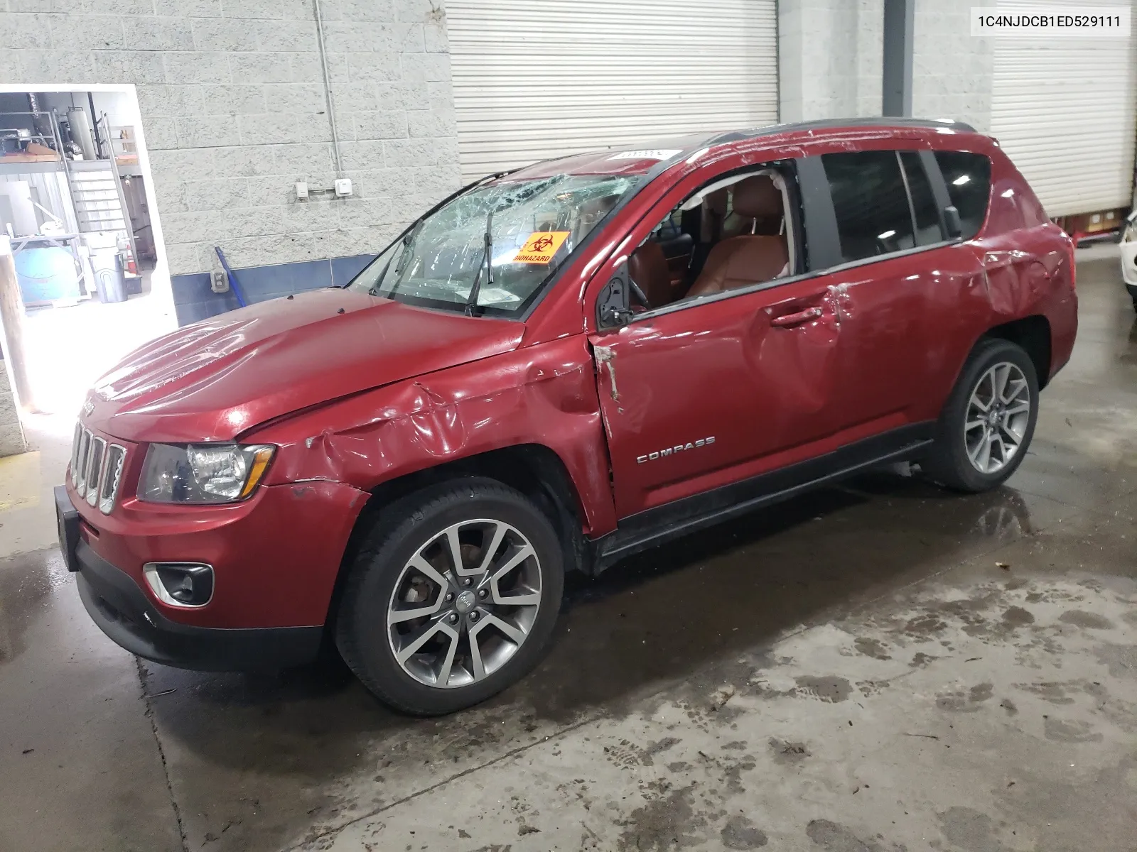 1C4NJDCB1ED529111 2014 Jeep Compass Limited