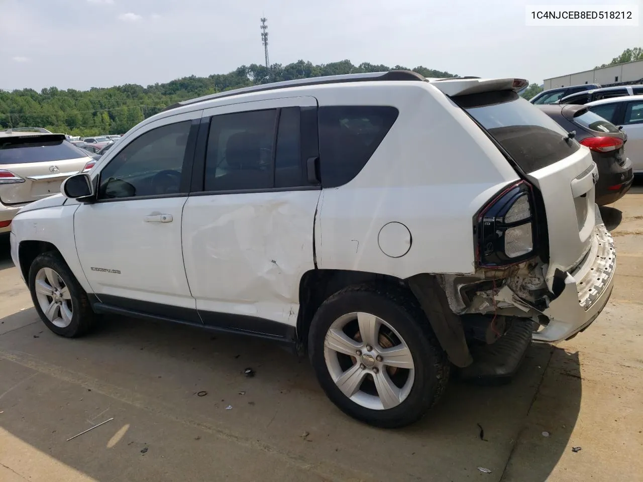 2014 Jeep Compass Latitude VIN: 1C4NJCEB8ED518212 Lot: 64450644