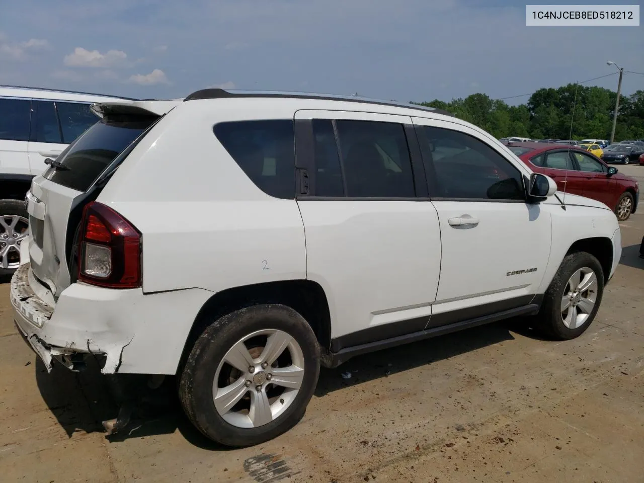 2014 Jeep Compass Latitude VIN: 1C4NJCEB8ED518212 Lot: 64450644