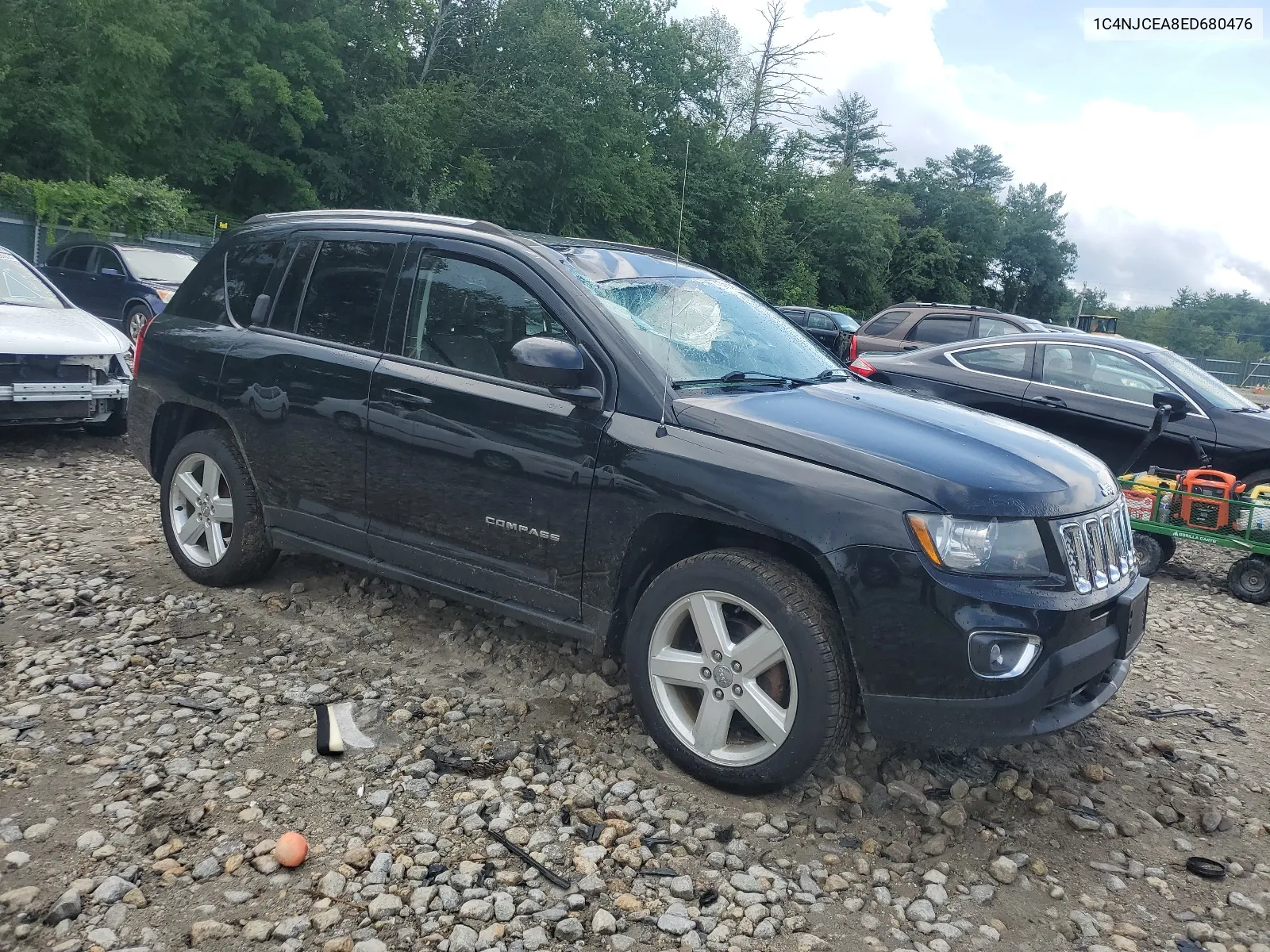 1C4NJCEA8ED680476 2014 Jeep Compass Latitude