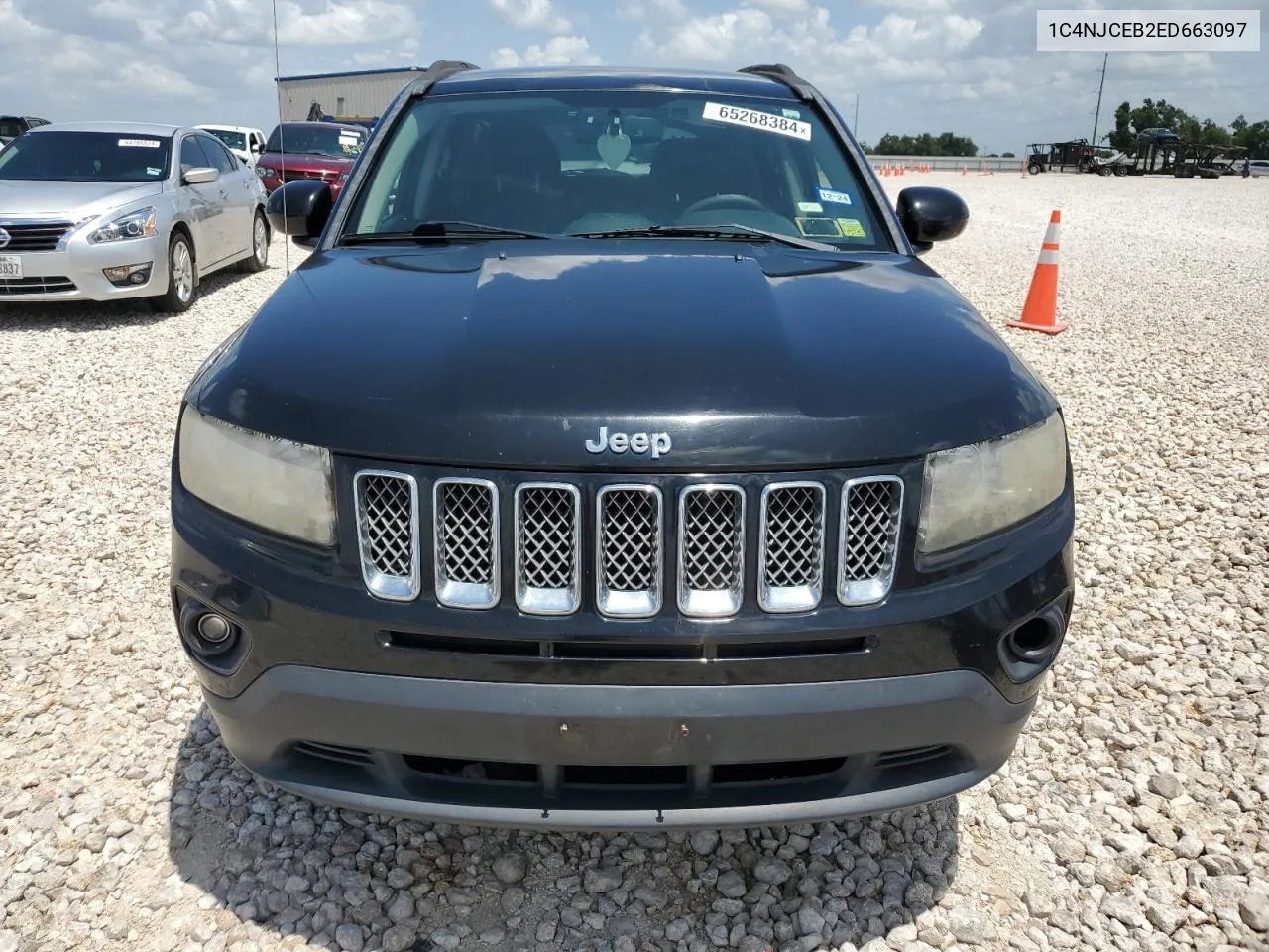 2014 Jeep Compass Latitude VIN: 1C4NJCEB2ED663097 Lot: 65268384