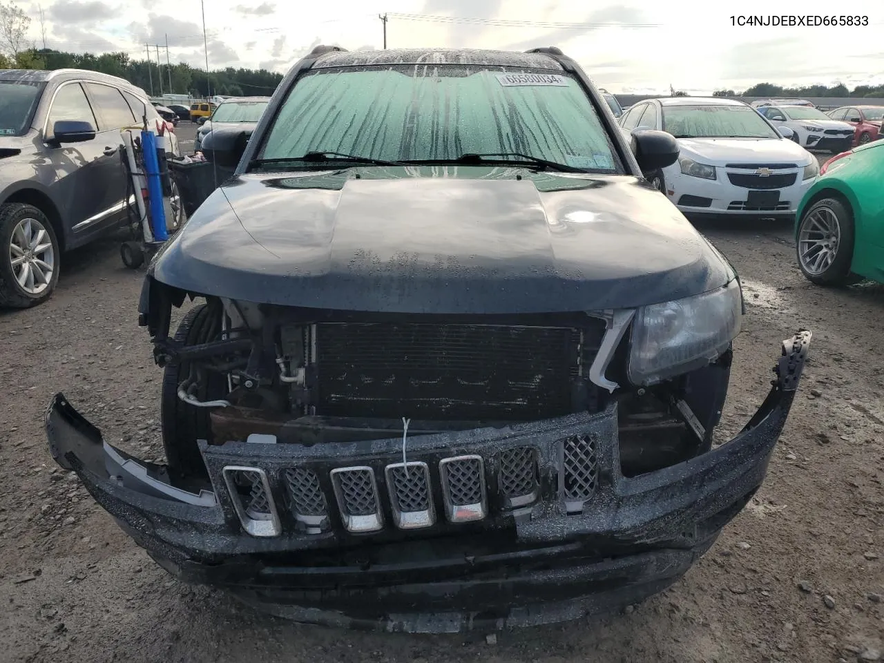 1C4NJDEBXED665833 2014 Jeep Compass Latitude