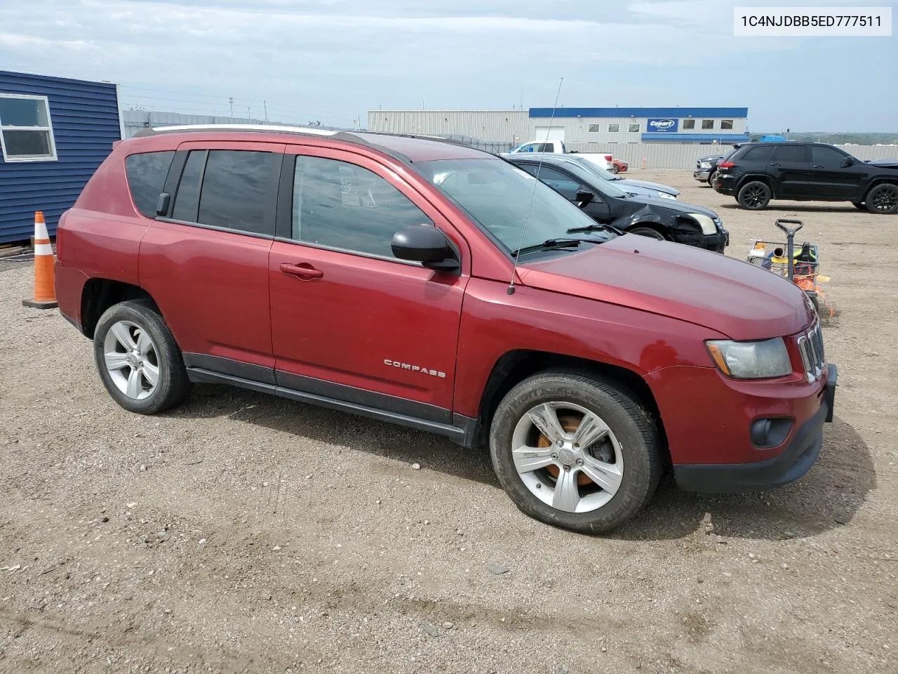 2014 Jeep Compass Sport VIN: 1C4NJDBB5ED777511 Lot: 68509934