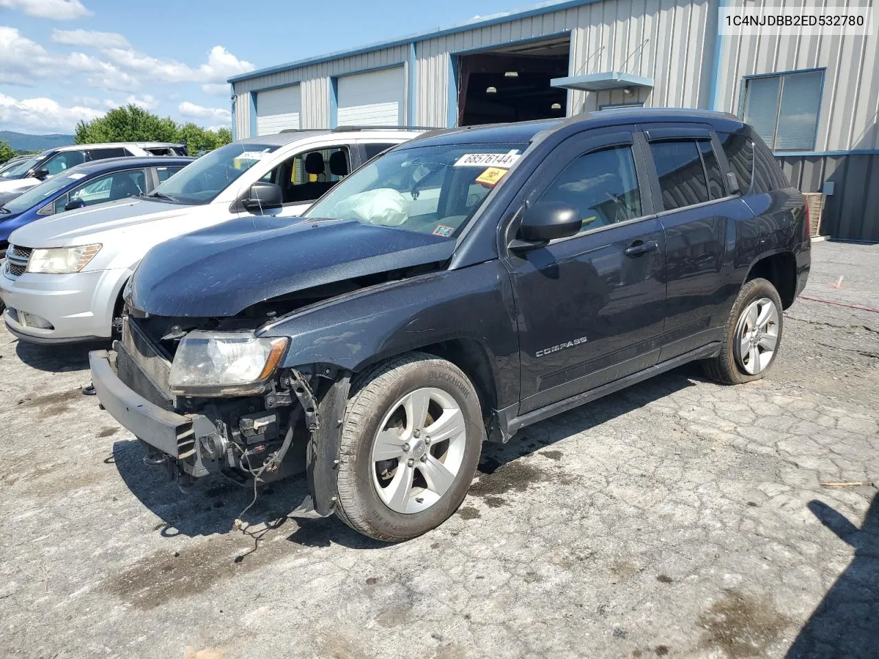 1C4NJDBB2ED532780 2014 Jeep Compass Sport