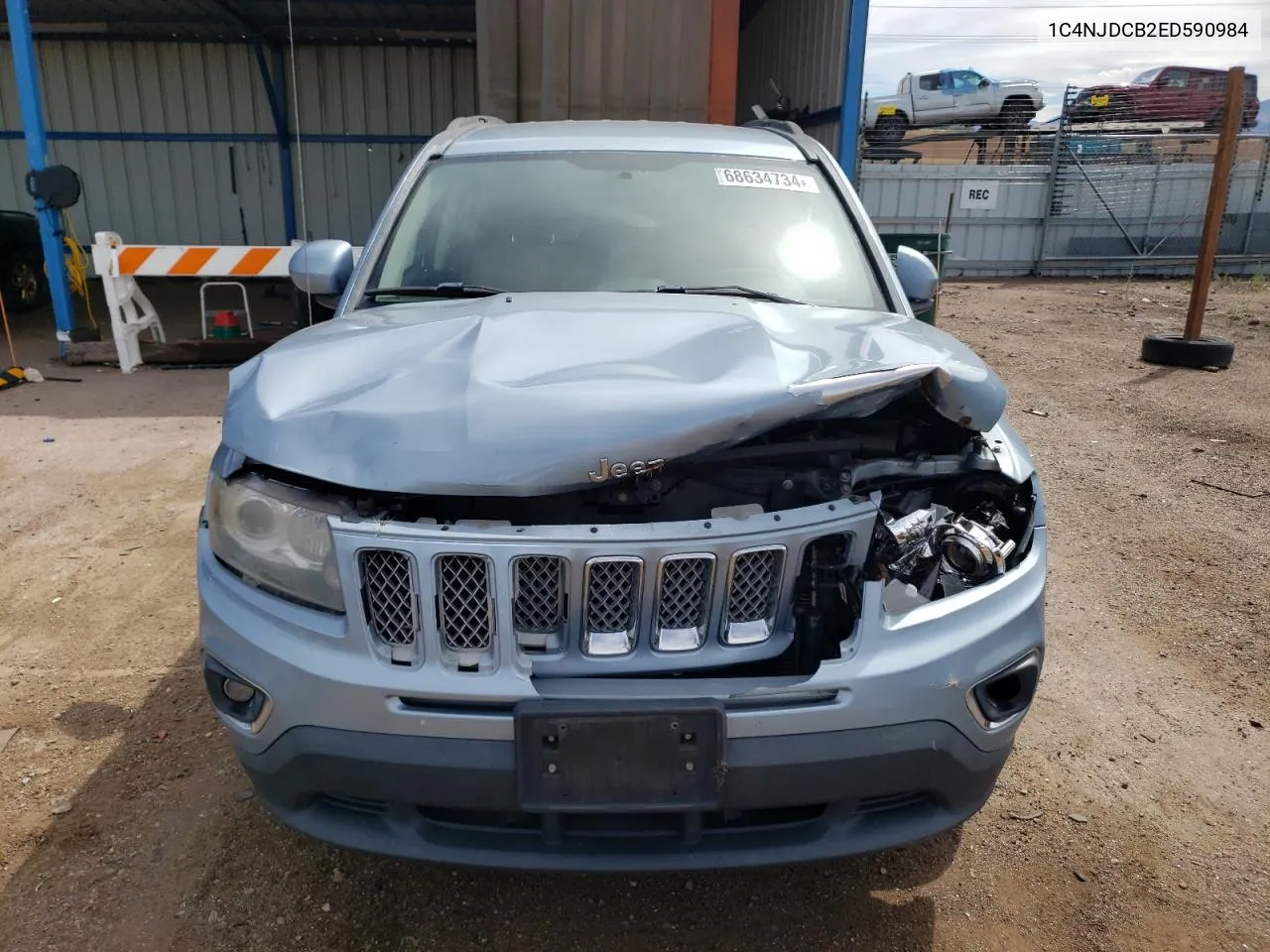 1C4NJDCB2ED590984 2014 Jeep Compass Limited