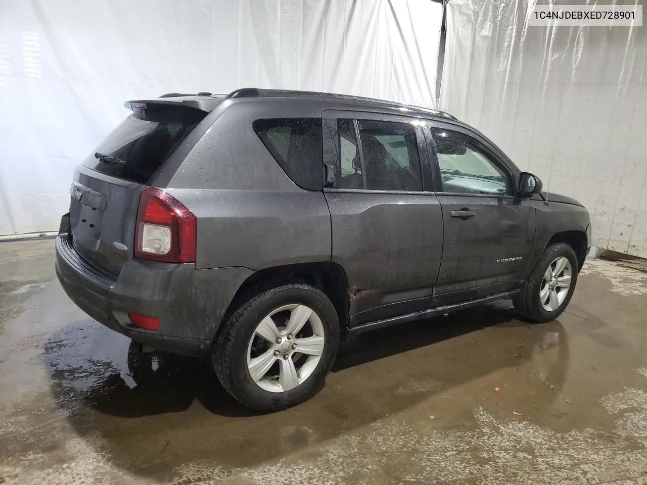 1C4NJDEBXED728901 2014 Jeep Compass Latitude