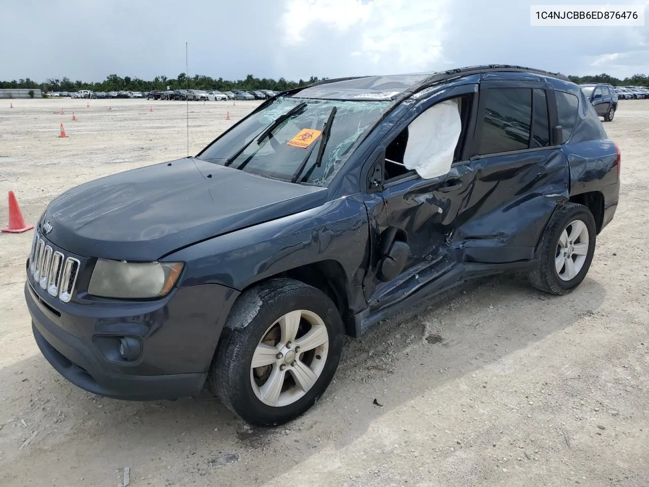 2014 Jeep Compass Sport VIN: 1C4NJCBB6ED876476 Lot: 68919734