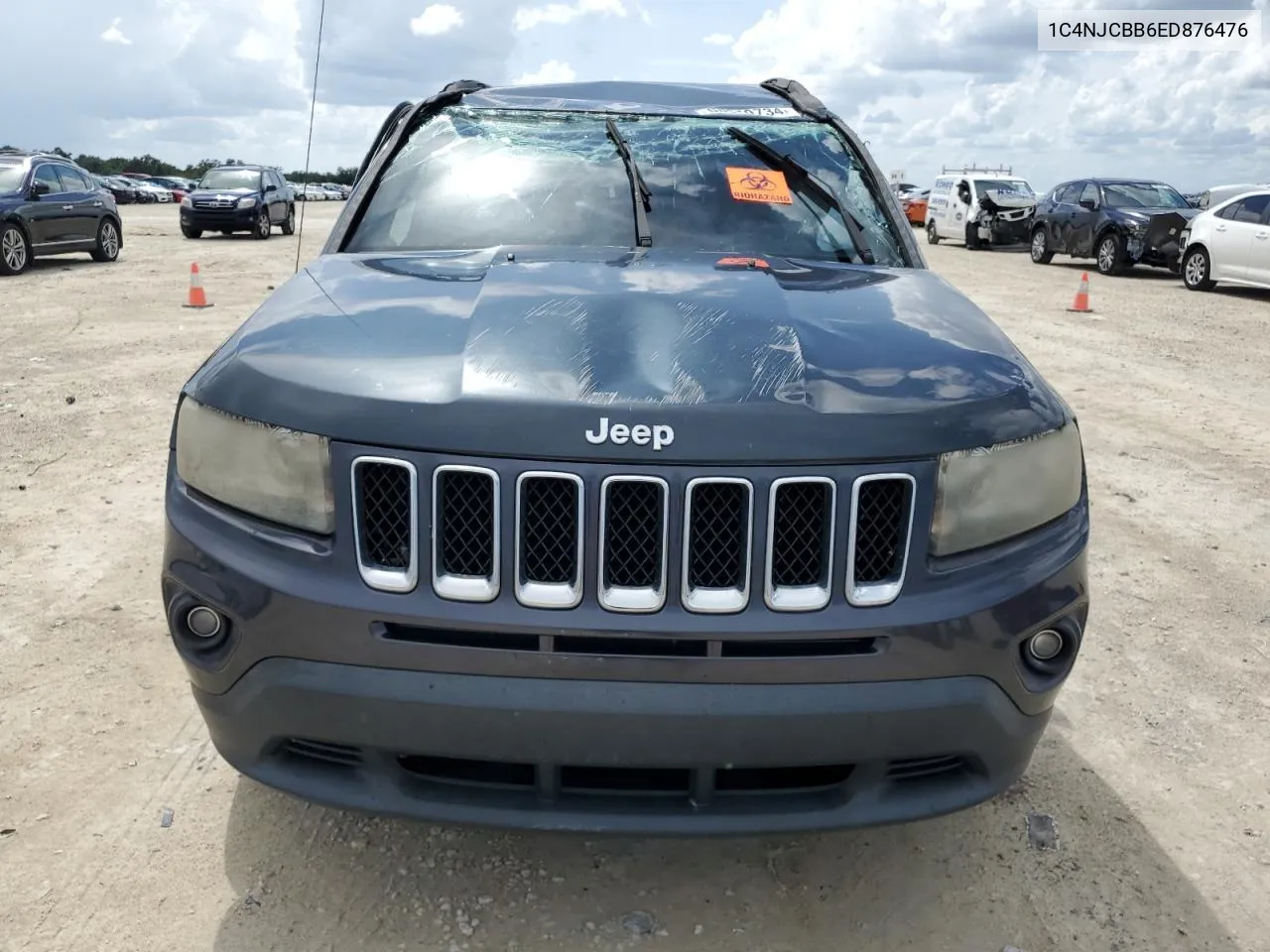 2014 Jeep Compass Sport VIN: 1C4NJCBB6ED876476 Lot: 68919734