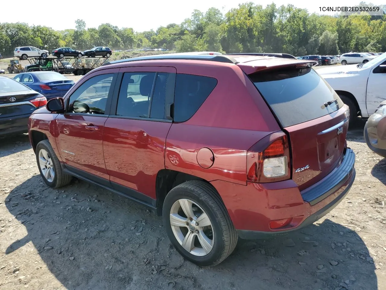 2014 Jeep Compass Latitude VIN: 1C4NJDEB2ED532659 Lot: 69519284