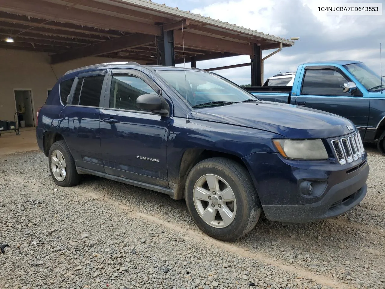 2014 Jeep Compass Sport VIN: 1C4NJCBA7ED643553 Lot: 70052664