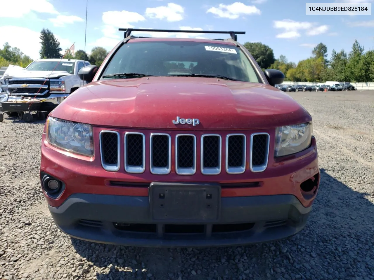 2014 Jeep Compass Sport VIN: 1C4NJDBB9ED828184 Lot: 70053364