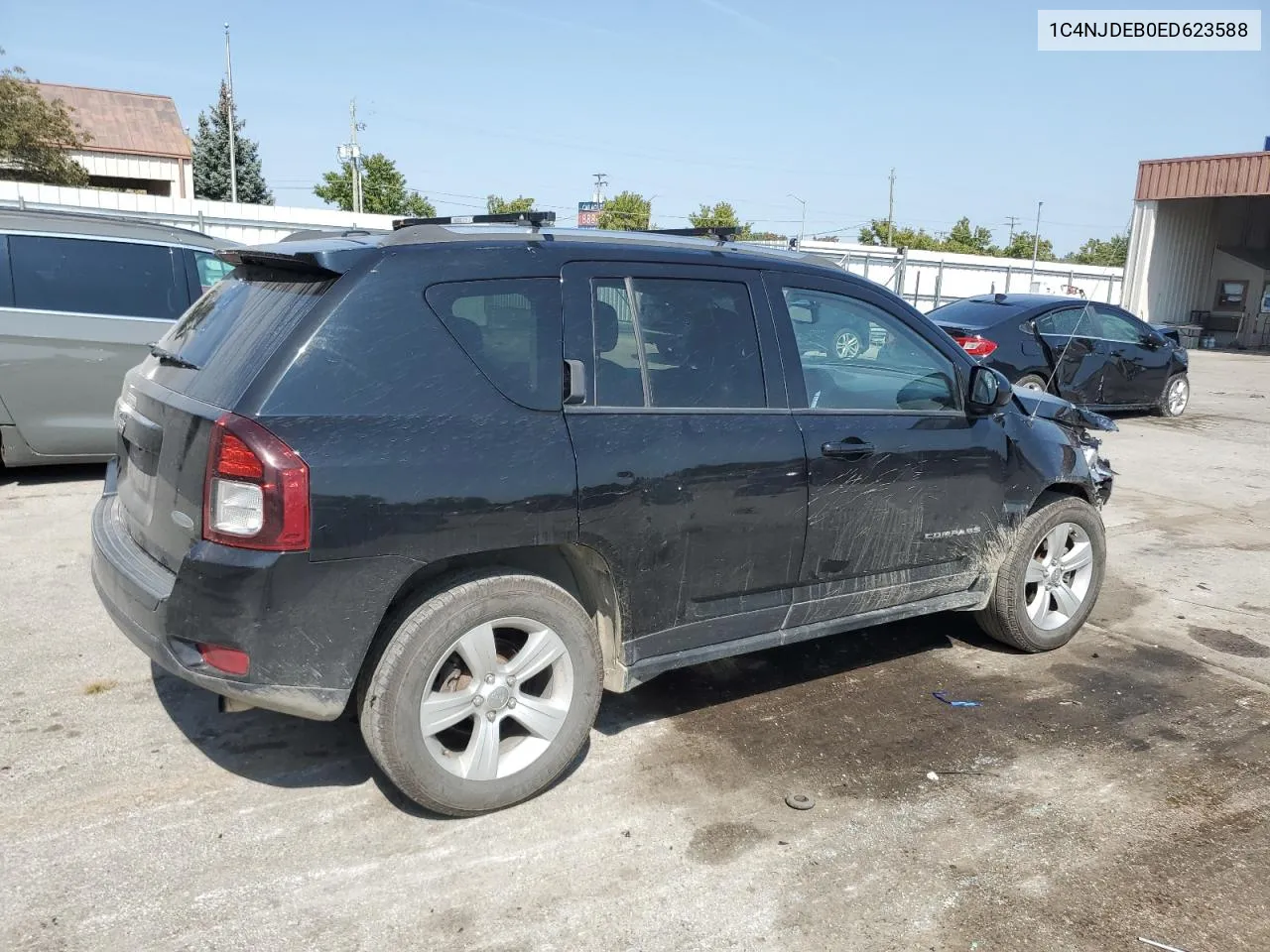 2014 Jeep Compass Latitude VIN: 1C4NJDEB0ED623588 Lot: 70518474