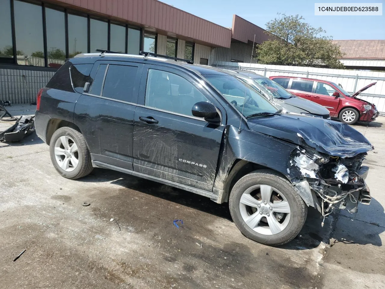 2014 Jeep Compass Latitude VIN: 1C4NJDEB0ED623588 Lot: 70518474