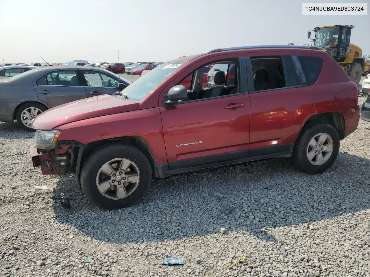 2014 Jeep Compass Sport VIN: 1C4NJCBA9ED803724 Lot: 70559084