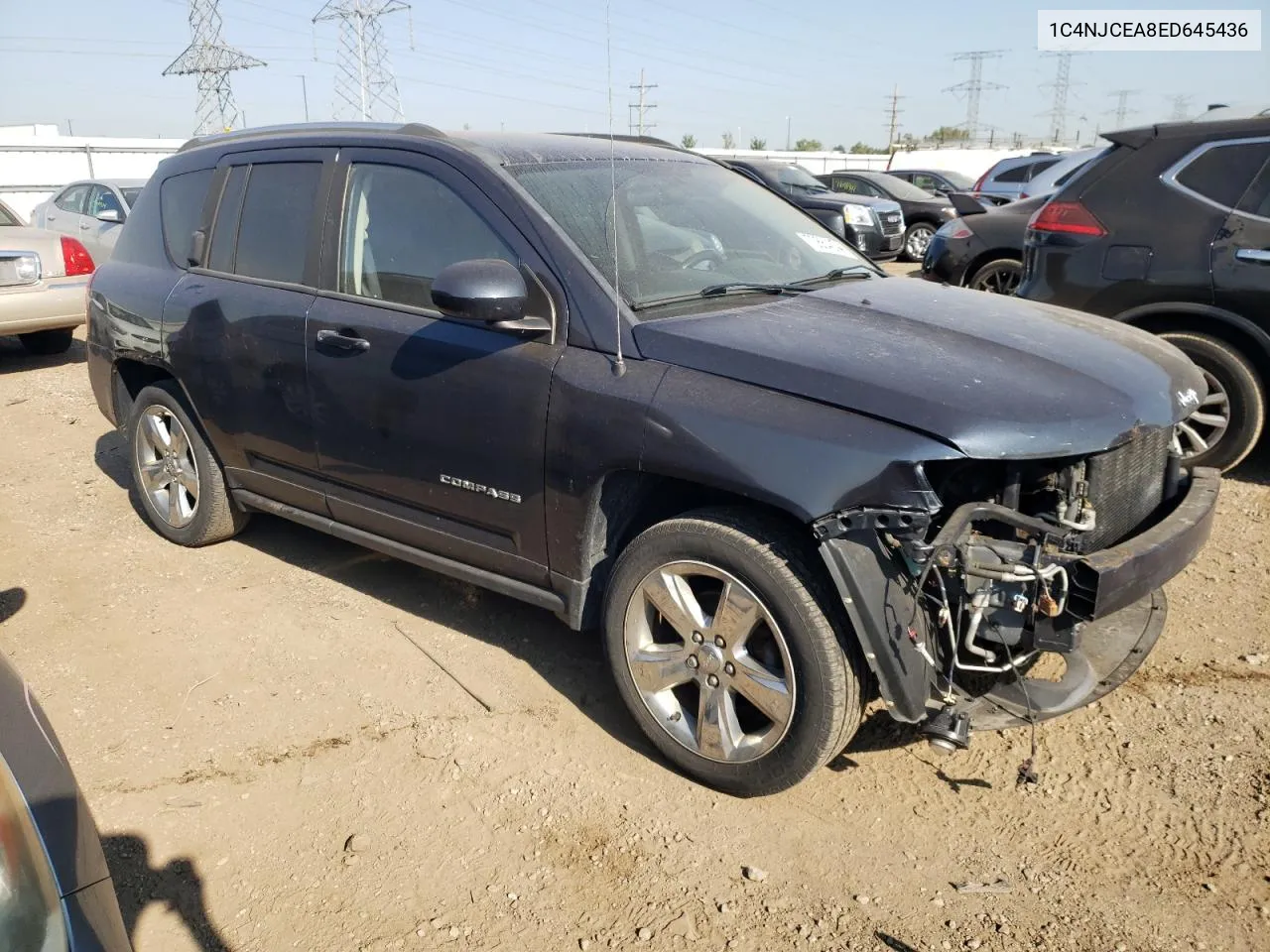 2014 Jeep Compass Latitude VIN: 1C4NJCEA8ED645436 Lot: 70664254