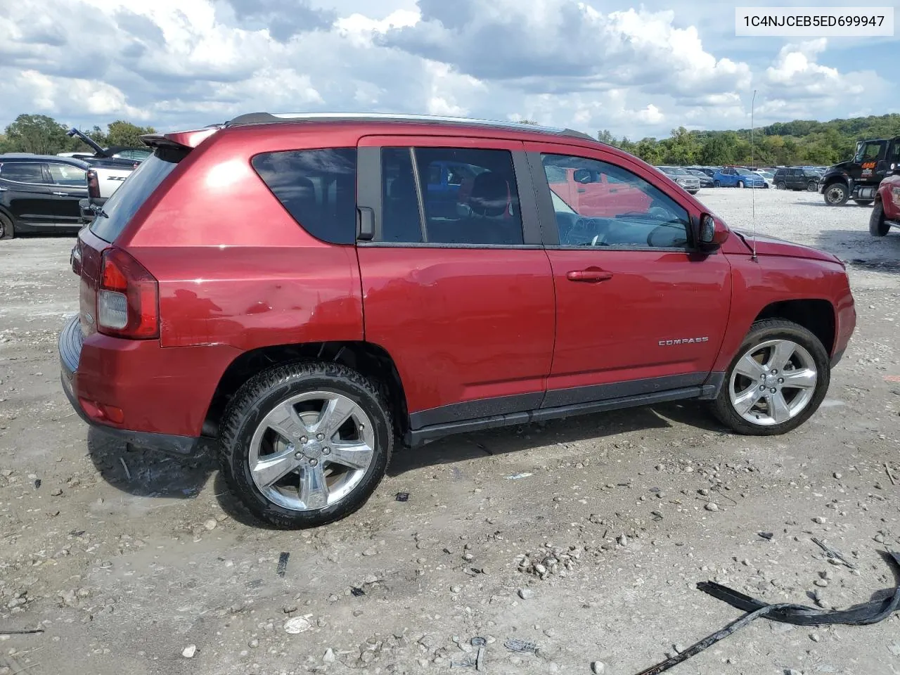 2014 Jeep Compass Latitude VIN: 1C4NJCEB5ED699947 Lot: 71222524