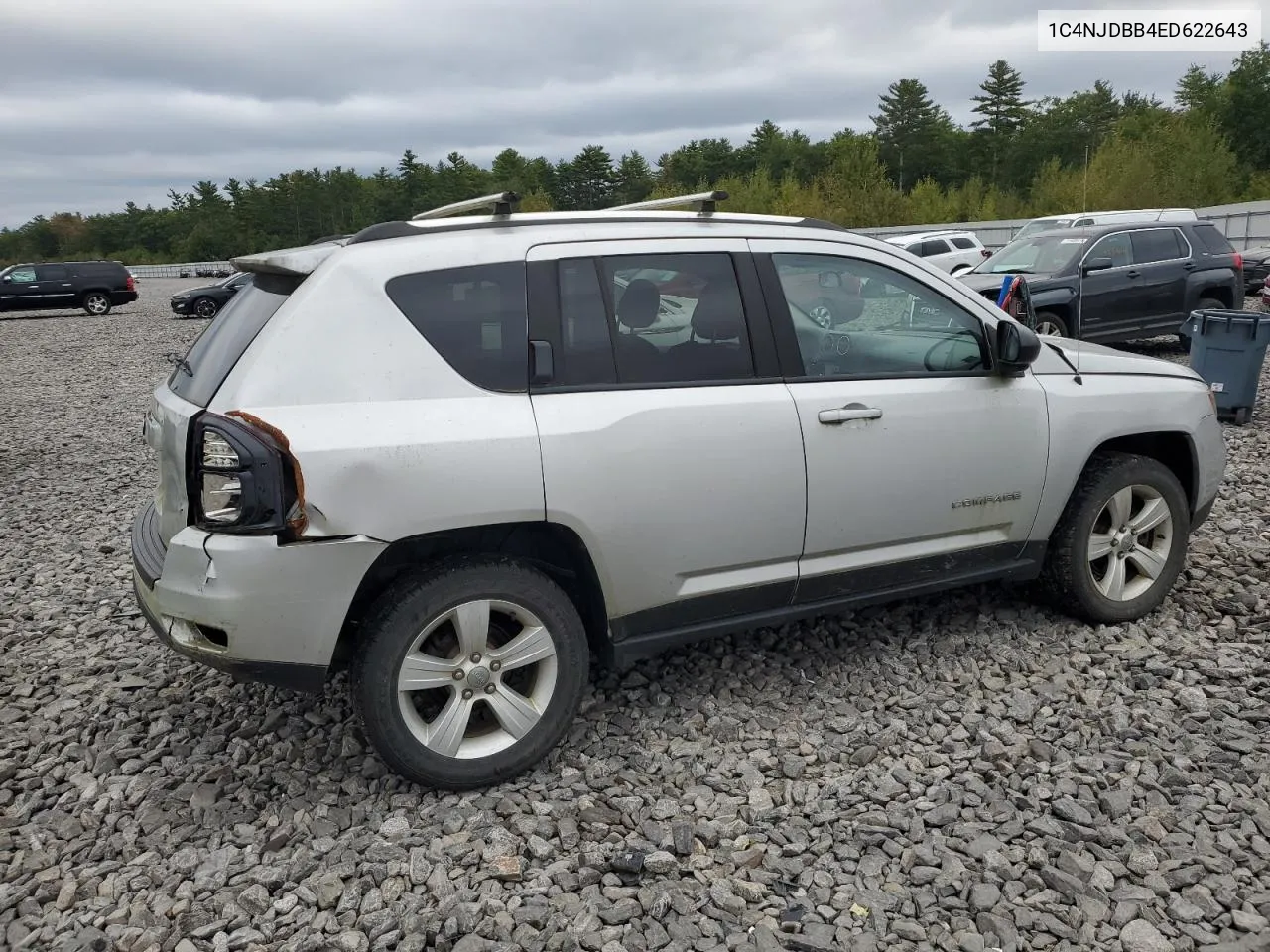 2014 Jeep Compass Sport VIN: 1C4NJDBB4ED622643 Lot: 71559074