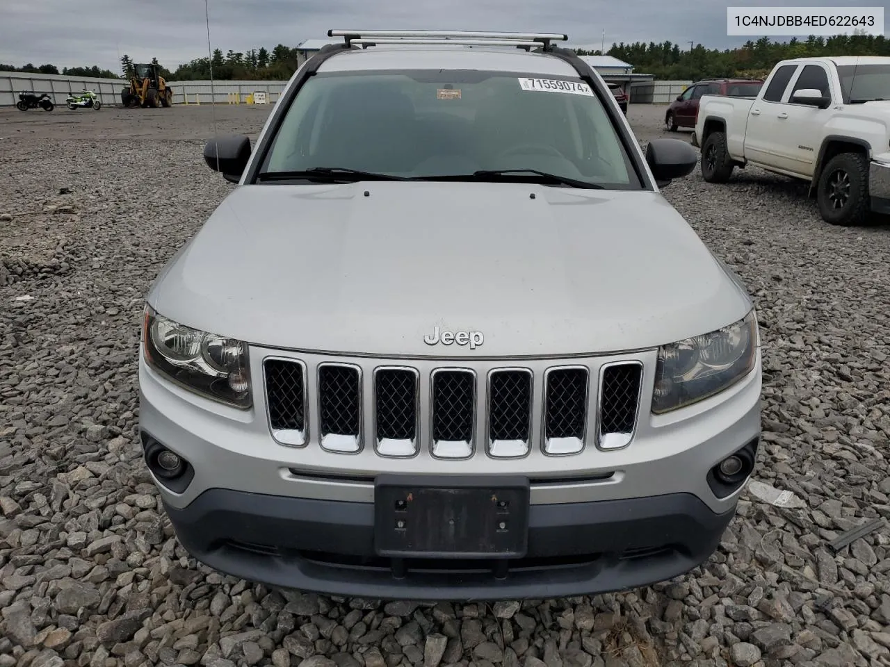 2014 Jeep Compass Sport VIN: 1C4NJDBB4ED622643 Lot: 71559074