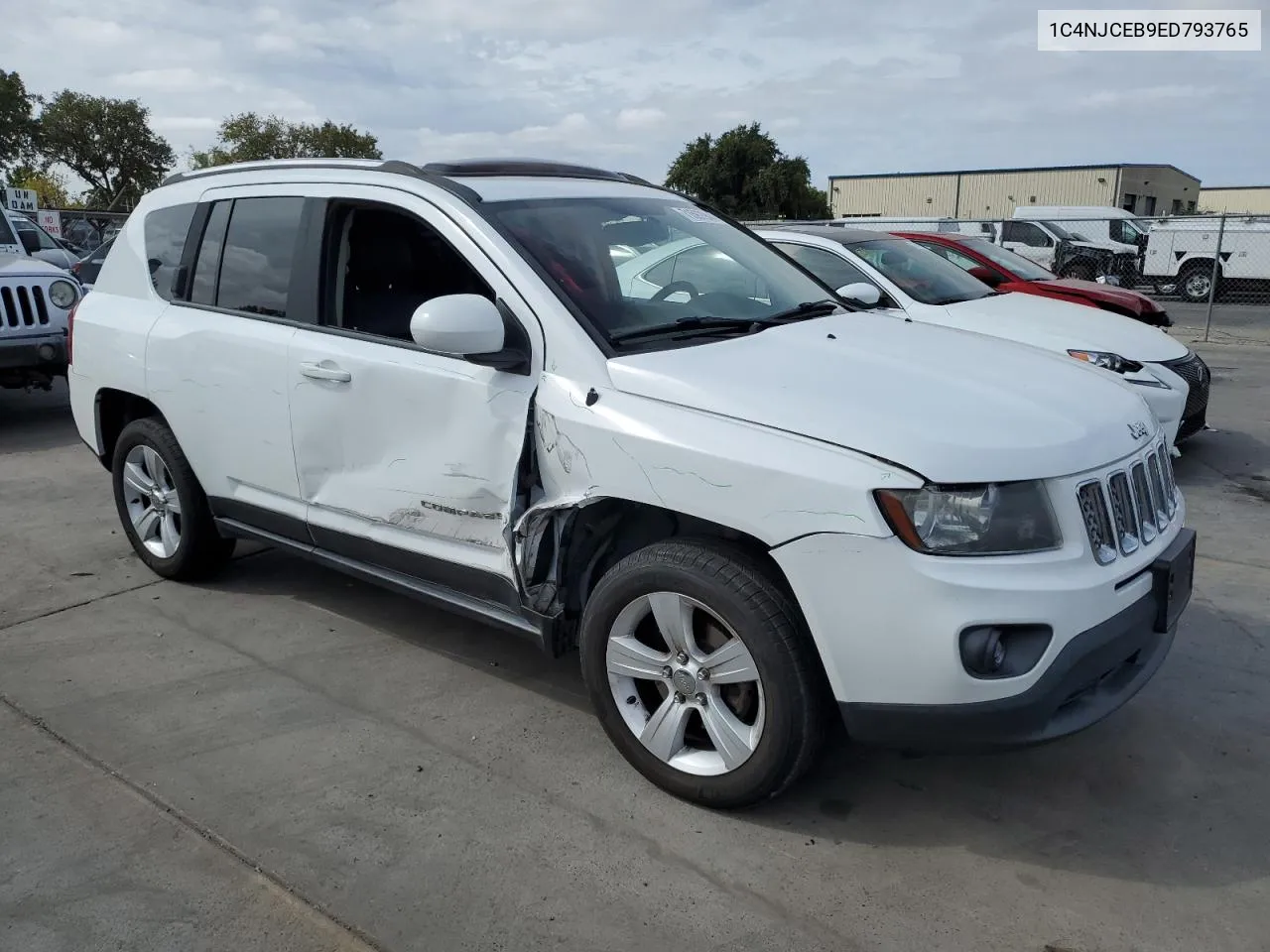 2014 Jeep Compass Latitude VIN: 1C4NJCEB9ED793765 Lot: 71597944