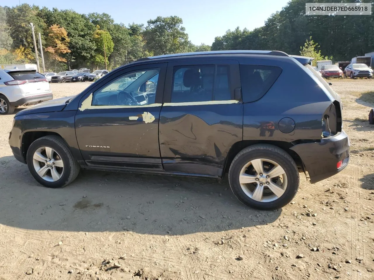 2014 Jeep Compass Latitude VIN: 1C4NJDEB7ED665918 Lot: 71627954