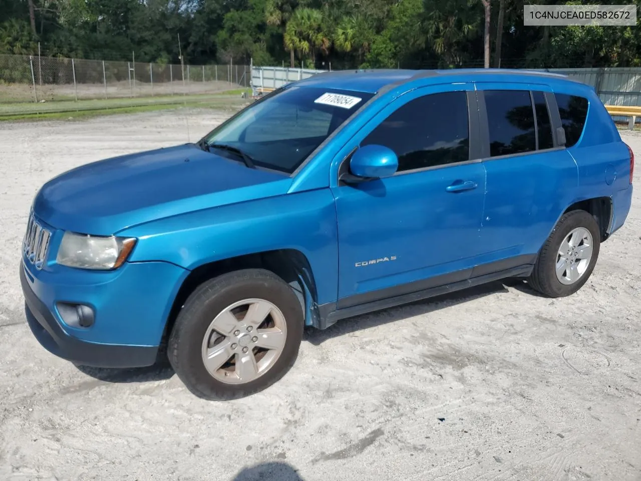 2014 Jeep Compass Latitude VIN: 1C4NJCEA0ED582672 Lot: 71709054