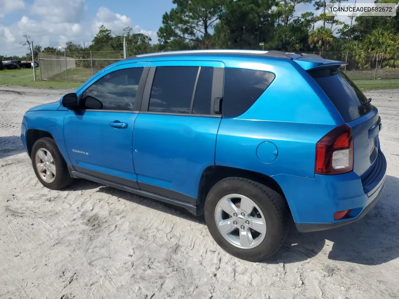 2014 Jeep Compass Latitude VIN: 1C4NJCEA0ED582672 Lot: 71709054