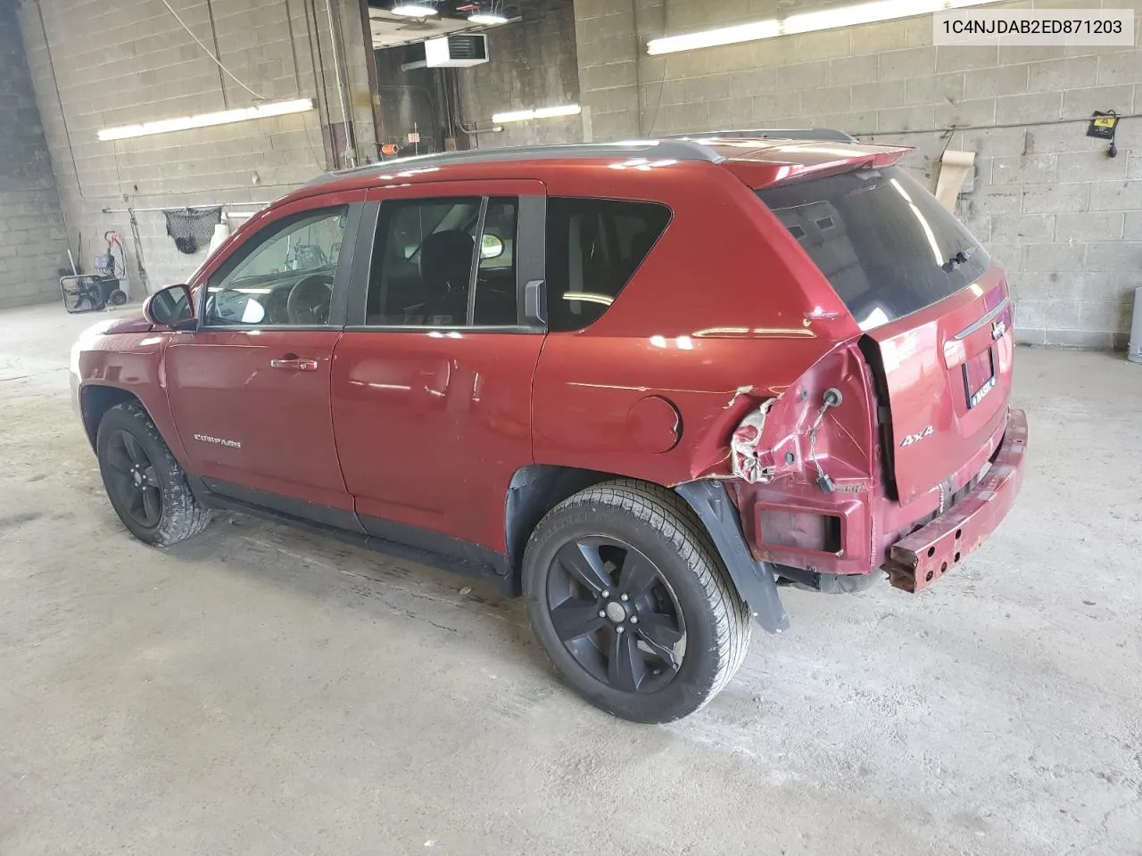 2014 Jeep Compass Sport VIN: 1C4NJDAB2ED871203 Lot: 71812844