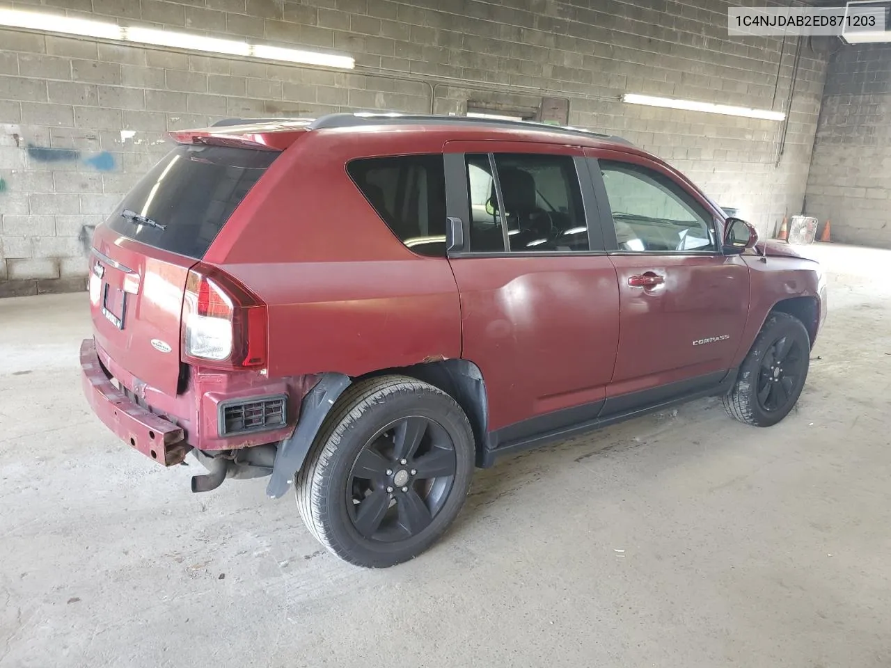 2014 Jeep Compass Sport VIN: 1C4NJDAB2ED871203 Lot: 71812844