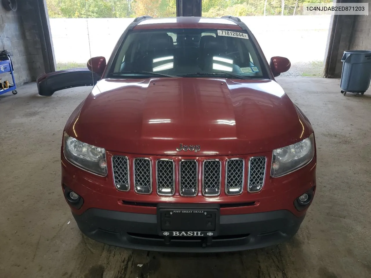 2014 Jeep Compass Sport VIN: 1C4NJDAB2ED871203 Lot: 71812844