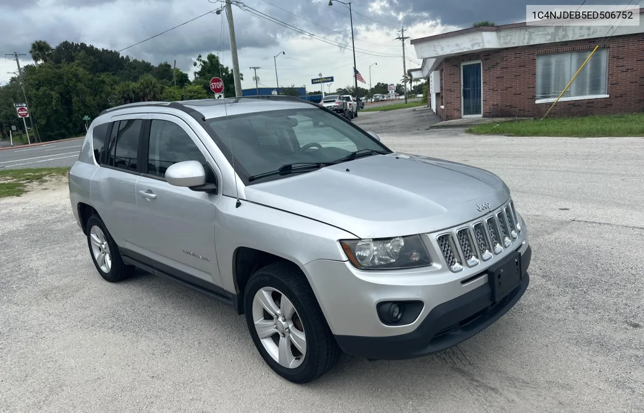 1C4NJDEB5ED506752 2014 Jeep Compass Latitude