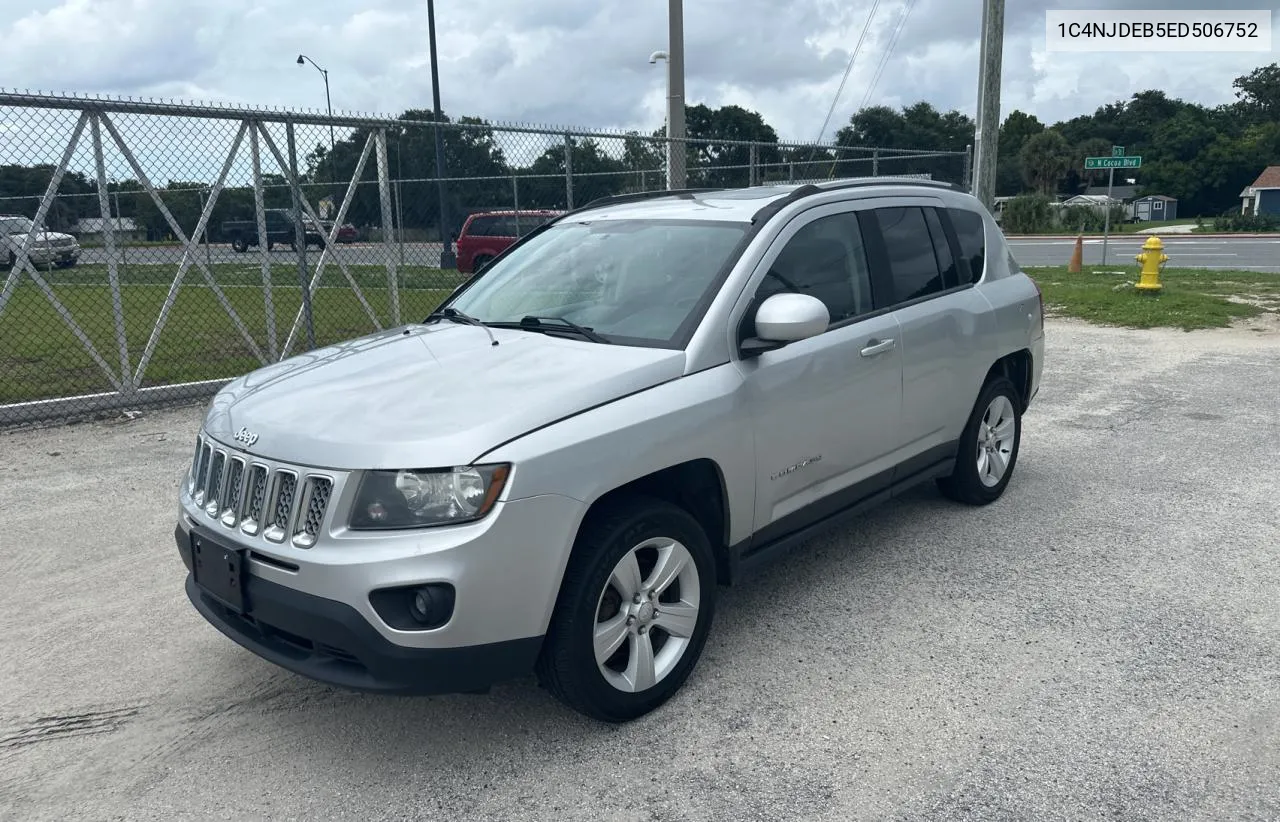 1C4NJDEB5ED506752 2014 Jeep Compass Latitude