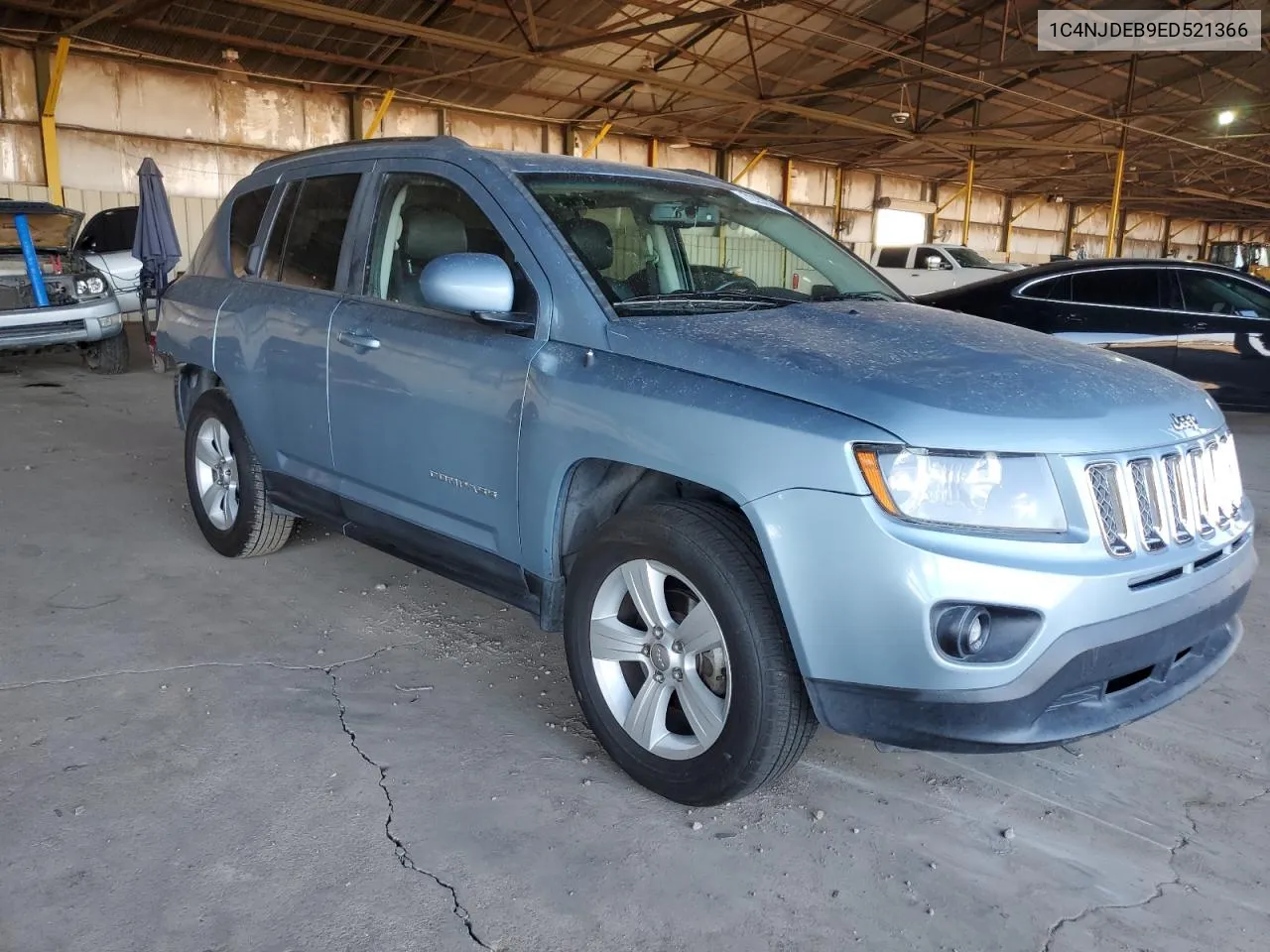 2014 Jeep Compass Latitude VIN: 1C4NJDEB9ED521366 Lot: 72202384