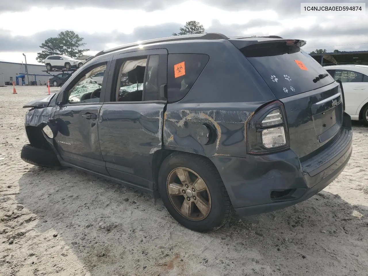 2014 Jeep Compass Sport VIN: 1C4NJCBA0ED594874 Lot: 72334524