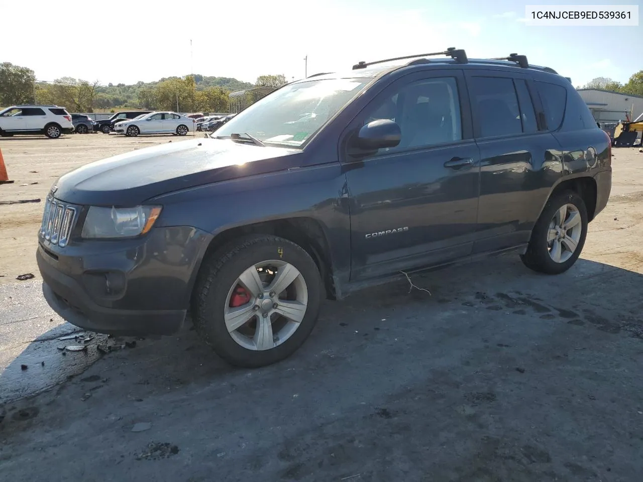 2014 Jeep Compass Latitude VIN: 1C4NJCEB9ED539361 Lot: 72367834