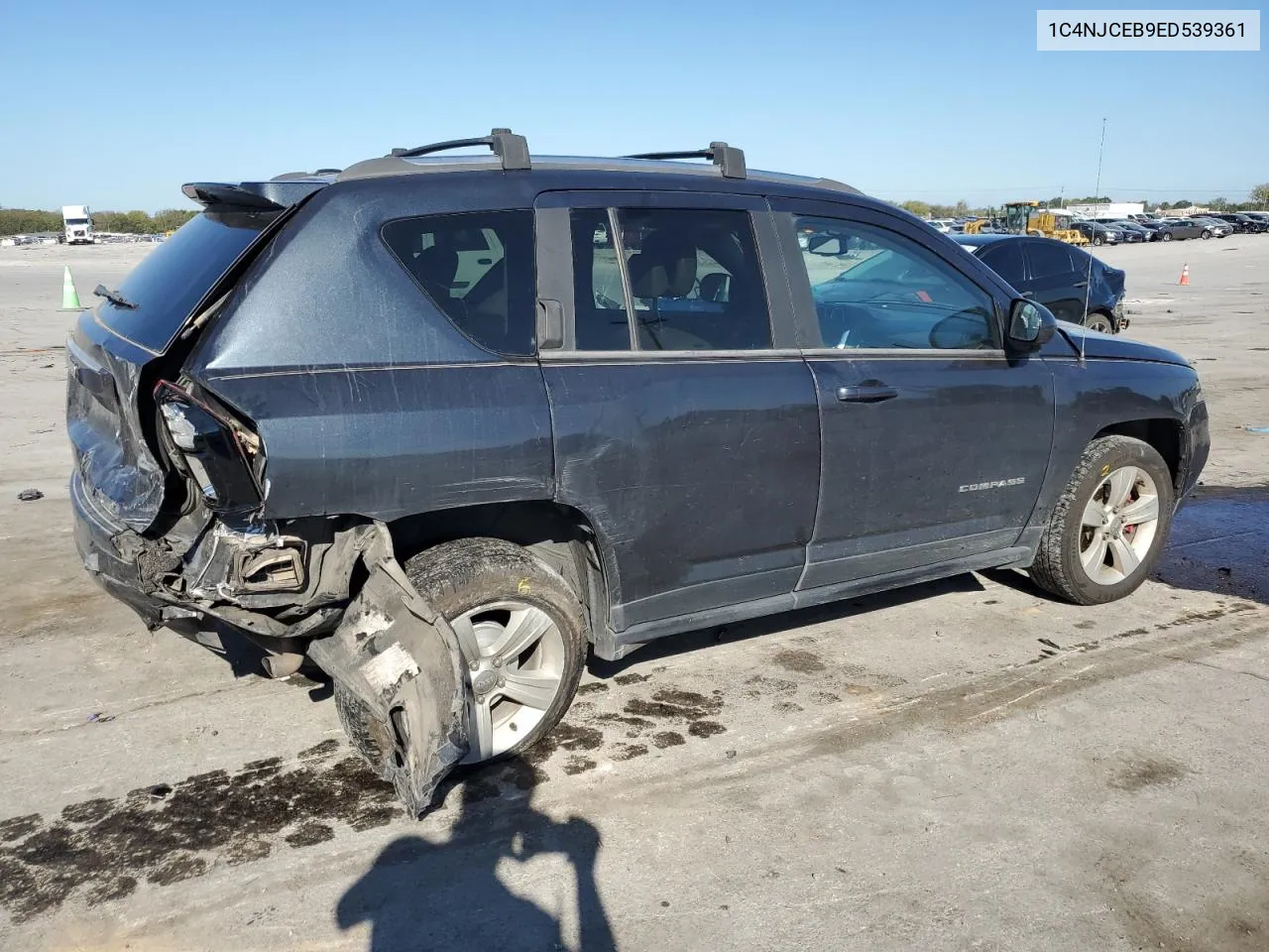 2014 Jeep Compass Latitude VIN: 1C4NJCEB9ED539361 Lot: 72367834