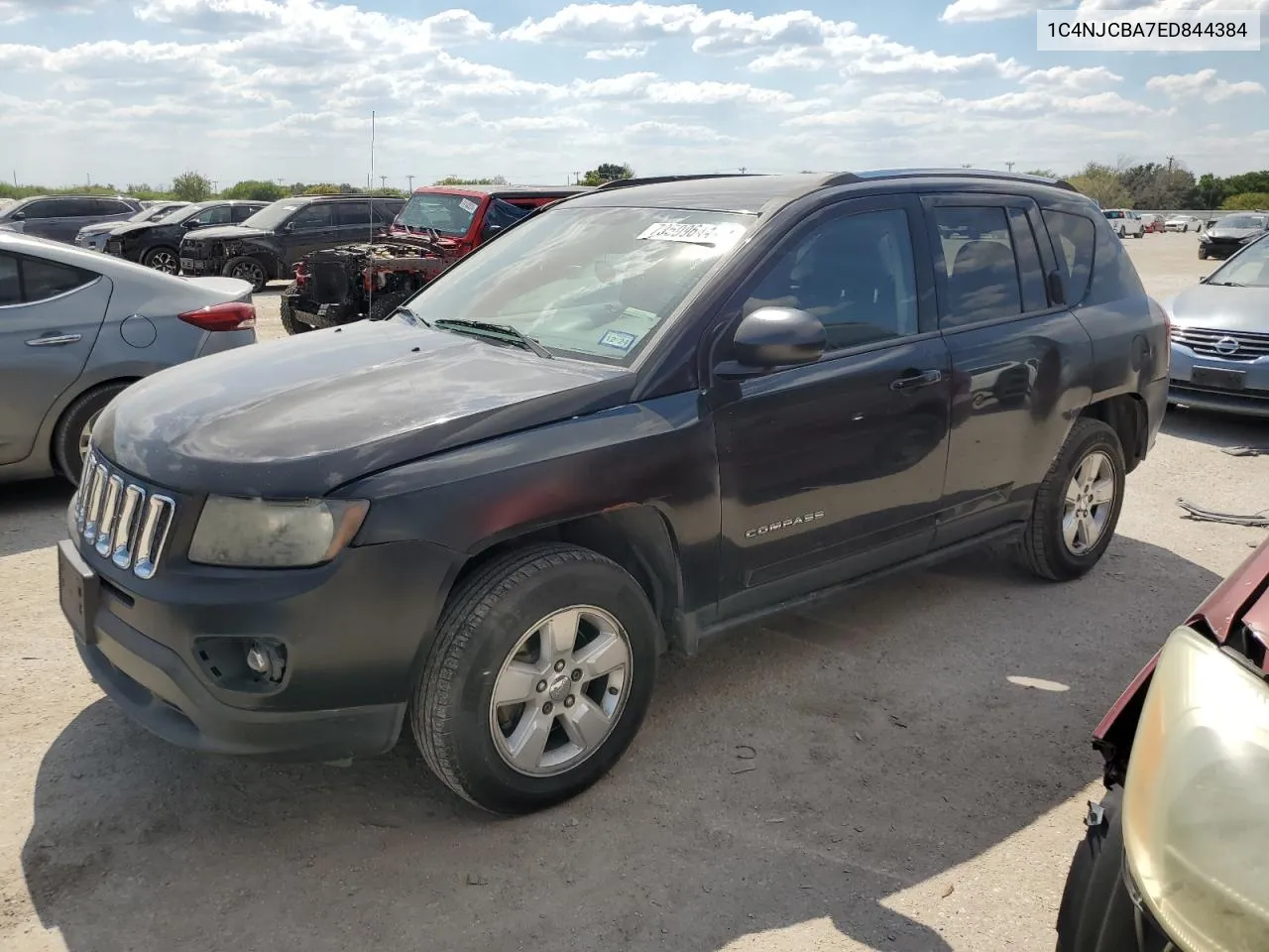 2014 Jeep Compass Sport VIN: 1C4NJCBA7ED844384 Lot: 73599644