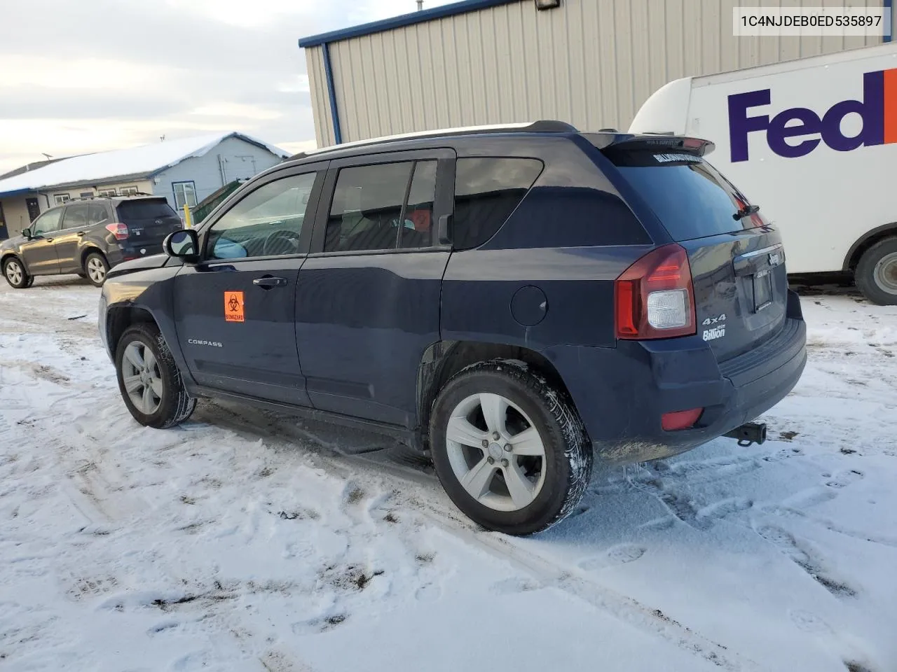 2014 Jeep Compass Latitude VIN: 1C4NJDEB0ED535897 Lot: 73893993