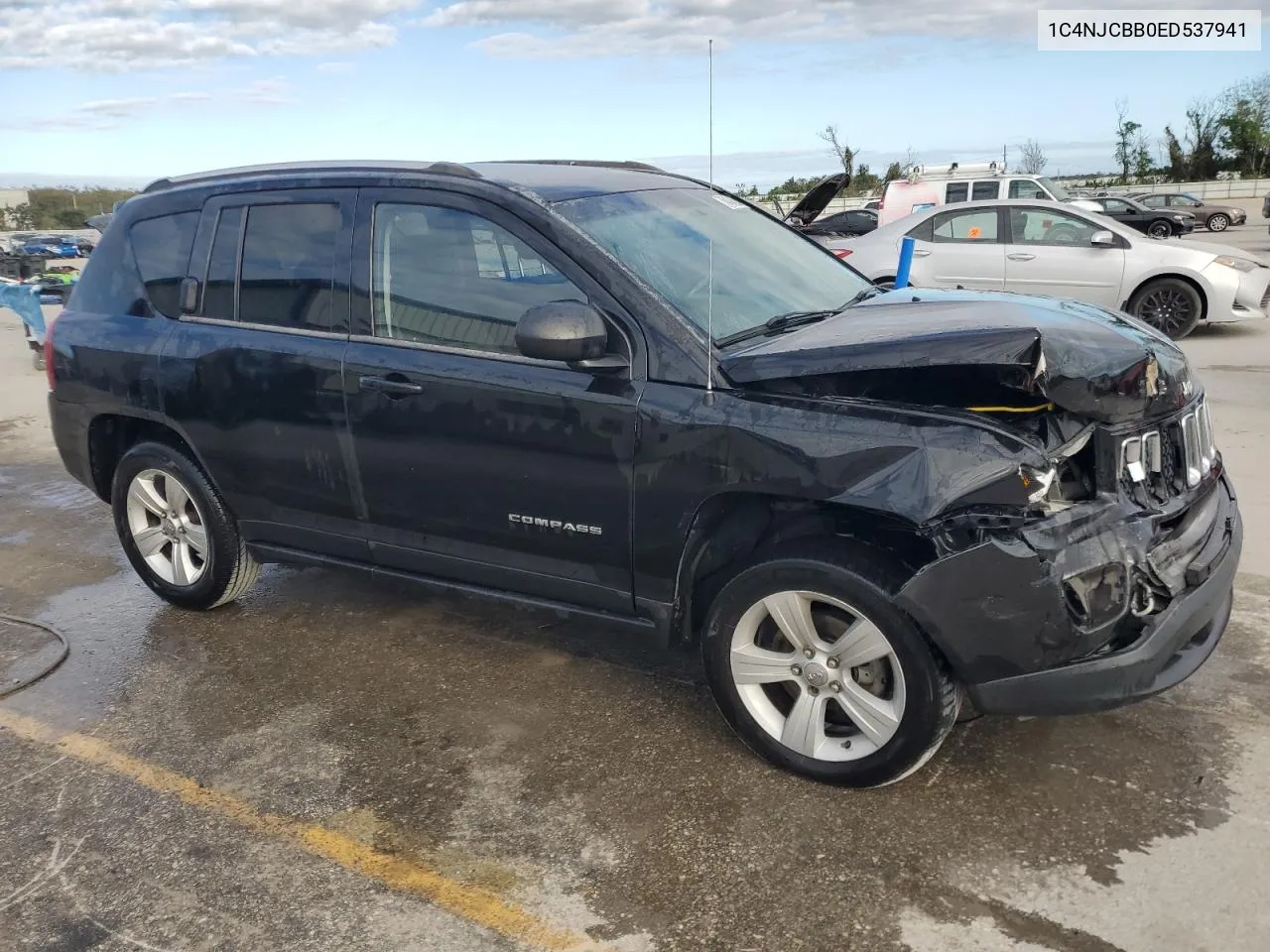 2014 Jeep Compass Sport VIN: 1C4NJCBB0ED537941 Lot: 76484524