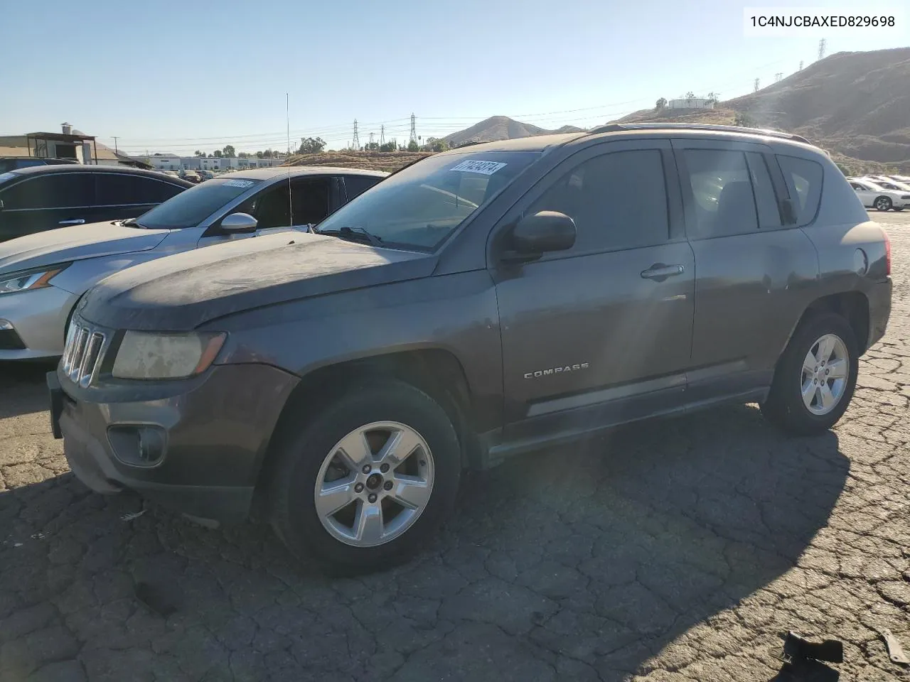 2014 Jeep Compass Sport VIN: 1C4NJCBAXED829698 Lot: 77424374